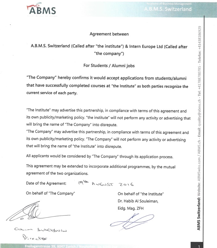 I E Ltd Agreement